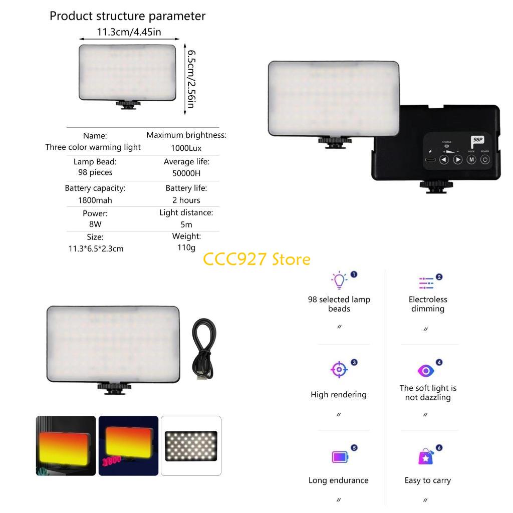 Photography And Videography Lighting - Đèn LED video B03F có thể