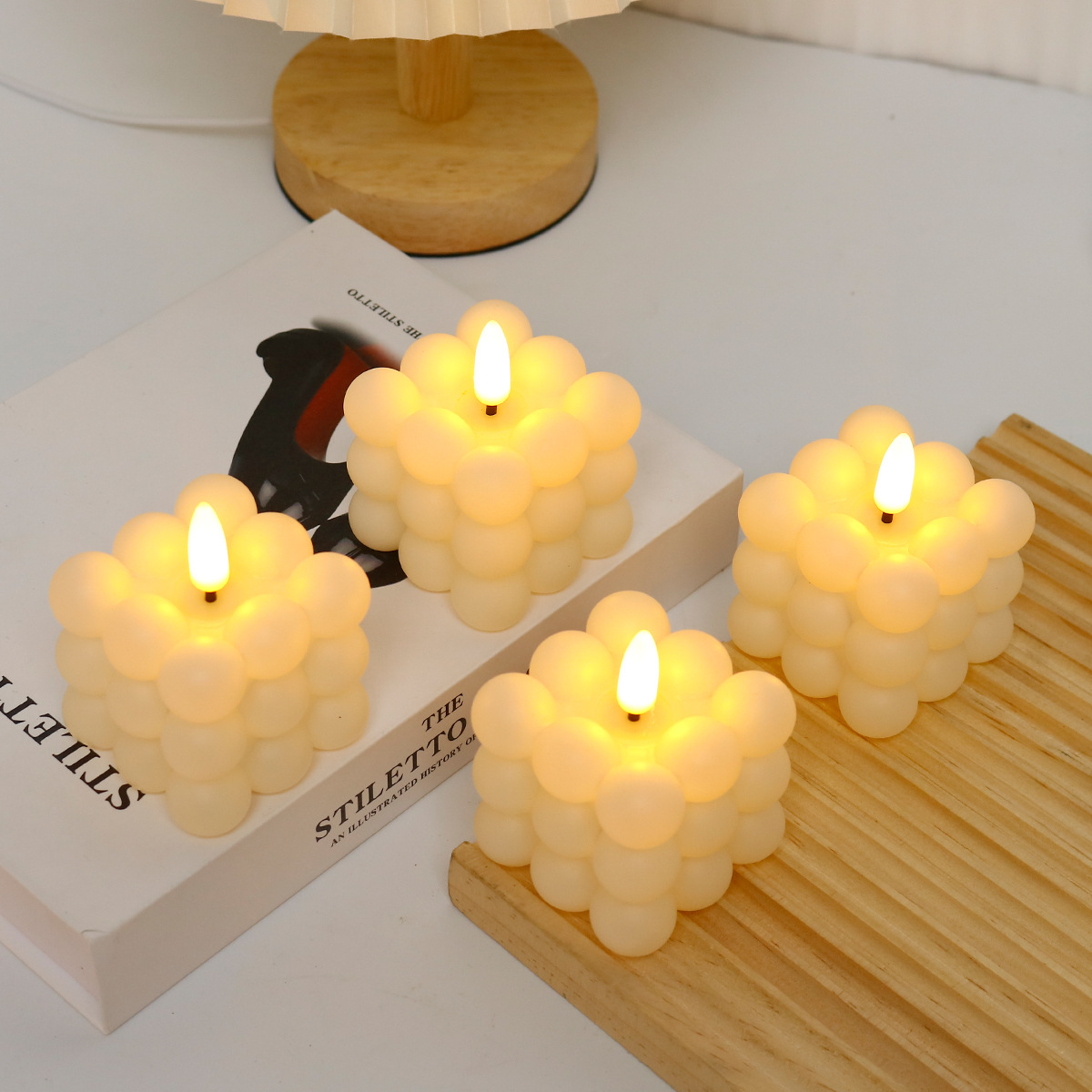 Led Candle  Cube for Wedding,  - đánh giá và giá Photography Lighting