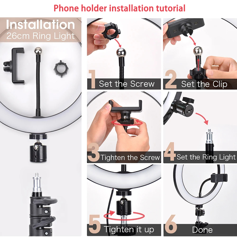 16/26/33cm Selfie Ring Light P - đánh giá và giá Photography Lighting For Products