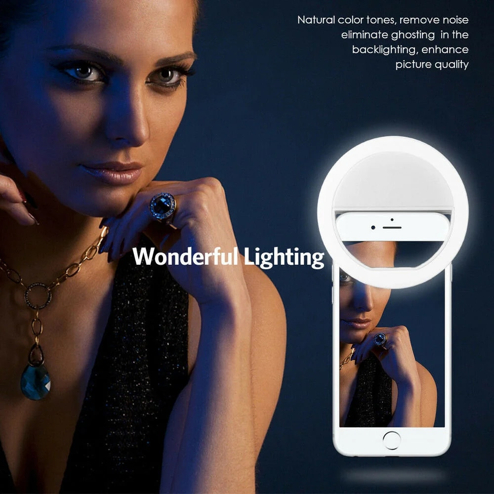 LED Selfie Fill Light USB Char - đánh giá và giá Photography Lighting