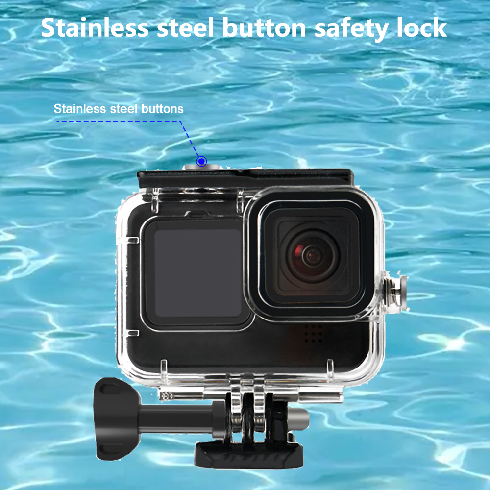 Waterproof Housing Case for Go - đánh giá và giá Gopro Action Camera Hero 13 Black