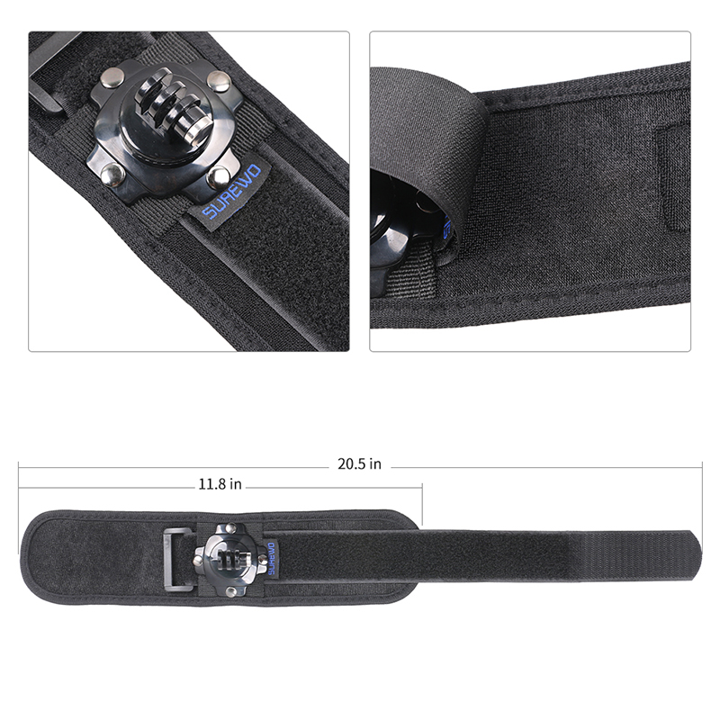 SUREWO Cổ Tay Dây Đai Đeo Tươn - đánh giá và giá Gopro Action Camera Hero 13 Black