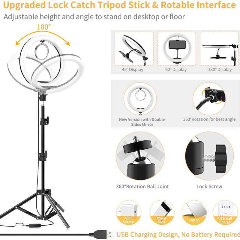 Video Light 16/26/33cm Selfie  - đánh giá và giá Photography Lighting For Products