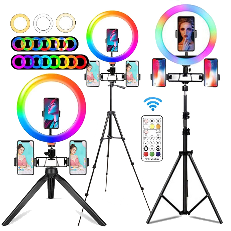 10 Inch RGB Ring Light With Re - đánh giá và giá Photography Lighting System