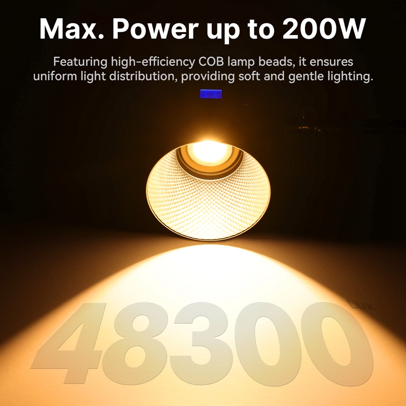 Ulanzi VL-200Bi 200W Bi-Color  - đánh giá và giá Photography Lighting System