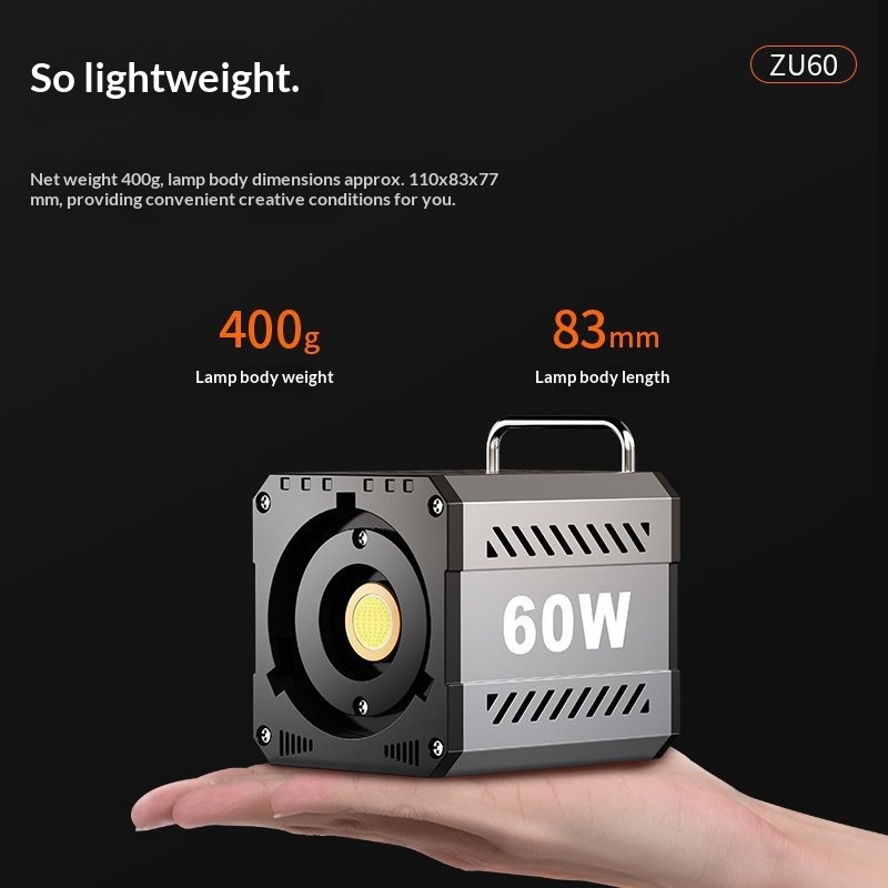 60W Mini COB LED Video Light P - đánh giá và giá Photography And Videography Lighting