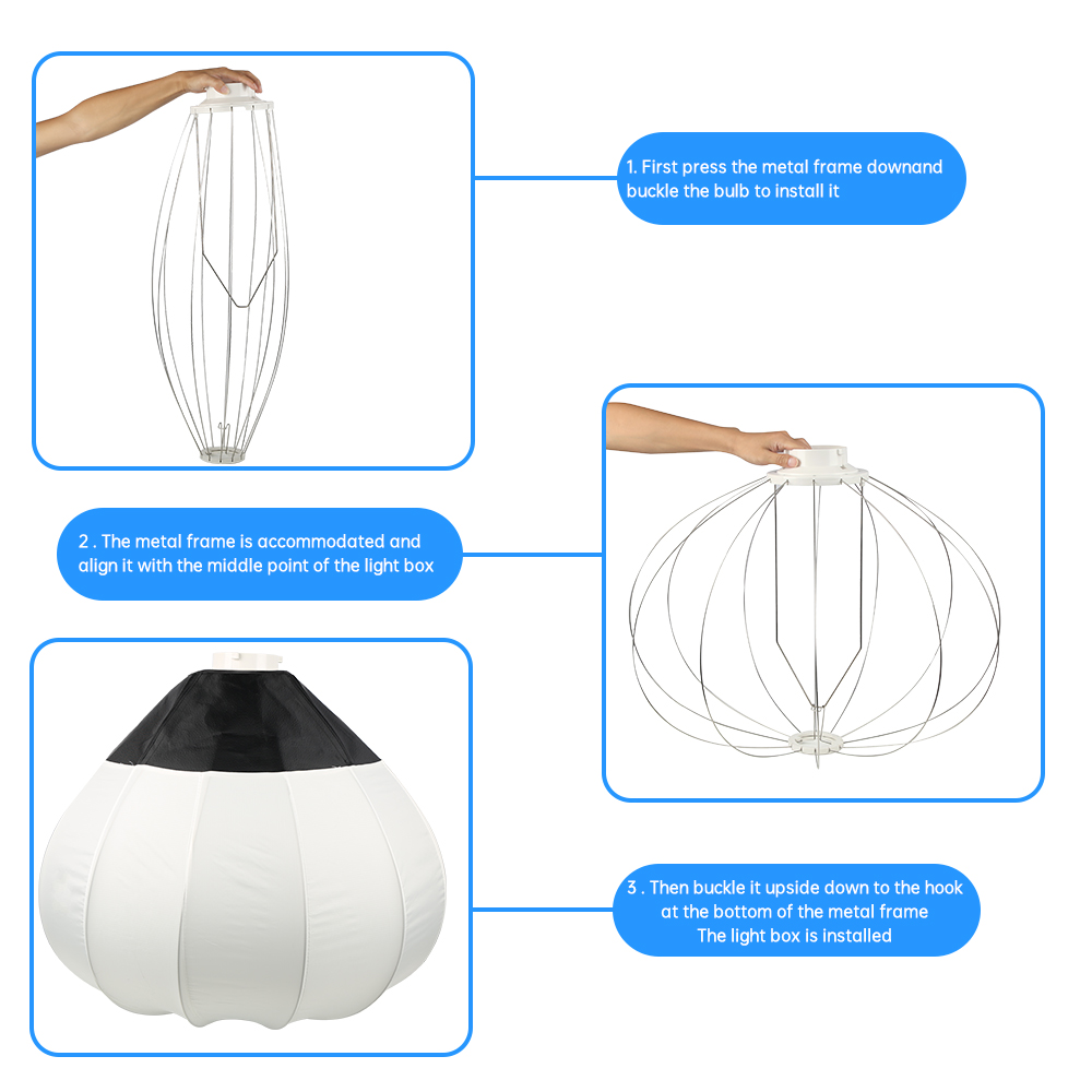 65cm Globe Lantern Softbox Bow - đánh giá và giá Globe Modifier Round