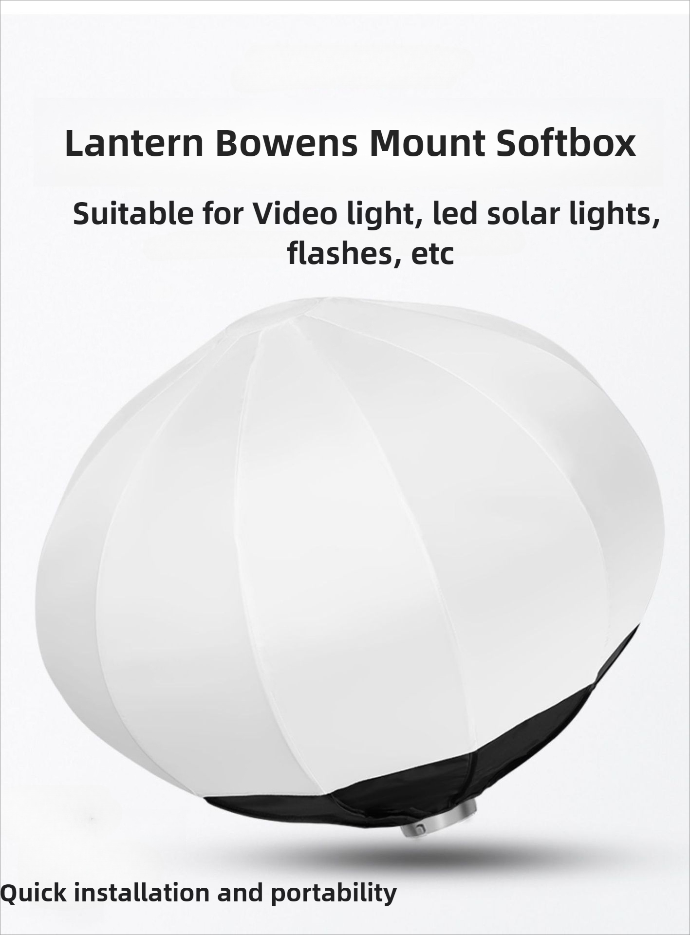 Globe Lantern Softbox 55cm 65c - đánh giá và giá Globe Modifier Round
