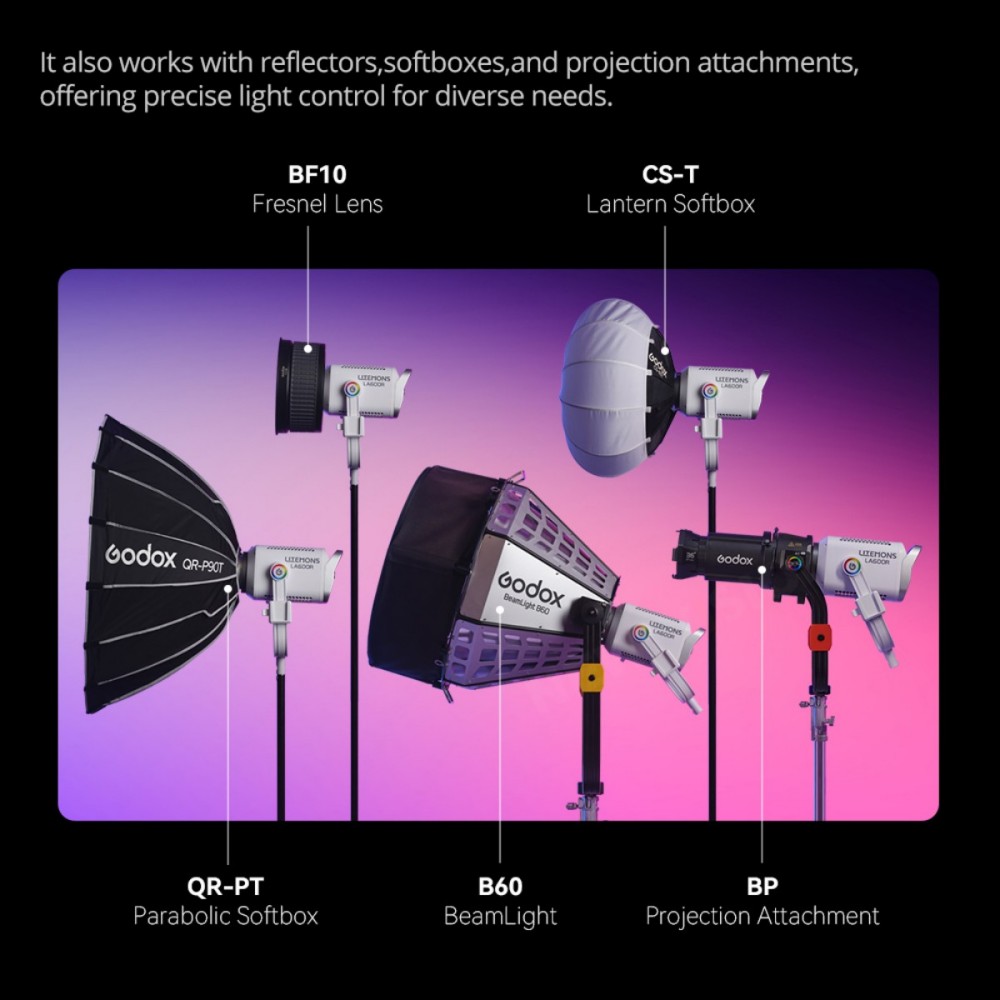 Godox LITEMONS LA600Bi LA600R  - đánh giá và giá Photography Lighting For Portraits